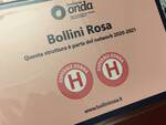 Cerimonia di premiazione dei bollini rosa