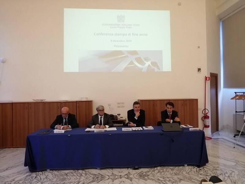 Confindustria Toscana Nord Ovest foto presidente e presidenti comparti Lucca Pistoia Prato