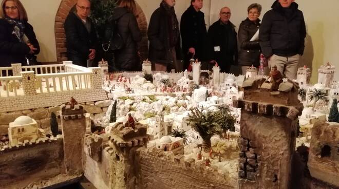 Inaugurato a Cigoli di San Miniato il presepe sensoriale di Cigoli