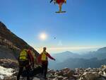 intervento monte Sella soccorso alpino 