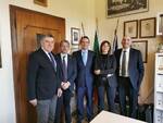 Il prefetto di Pisa Giuseppe Castaldo in visita nel Comprensorio del Cuoio