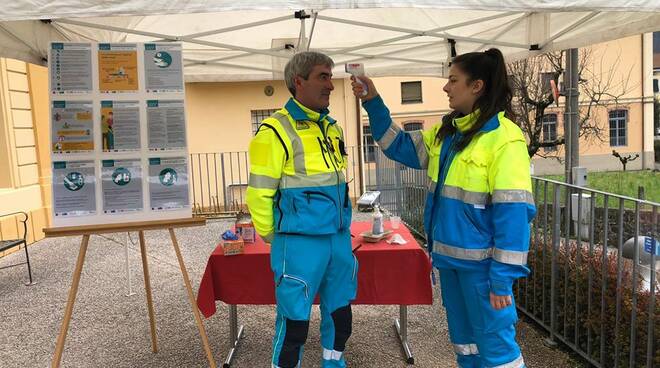 coronavirus controllo accessi Misericordia Borgo a Mozzano