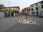 Rotonda in piazza marconi a montopoli