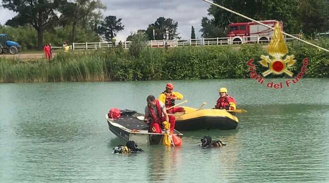 sommozzatori vigili del fuoco pisa 11 giugno 2020