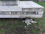 vandali monumento caduti parco della rimembranza Porcari