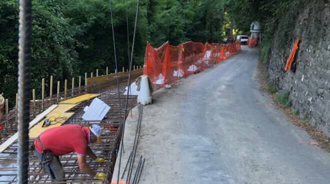 lavori strada per Sillico