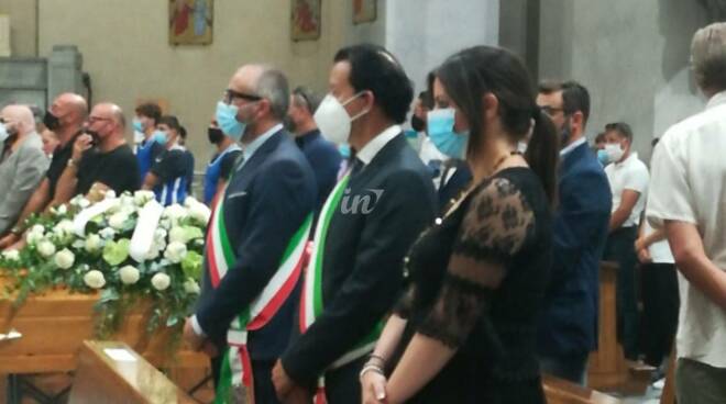 Sandro Mazzinghi funerale a Pontedera, foto Enrico damiani