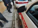 auto della polizia municipale danneggiate a montopoli valdarno