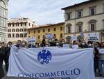 manifestazione #siamoaterra Confcommercio a Firenze