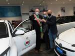 Consegna nuova Yaris Hybrid Comune di Lucca