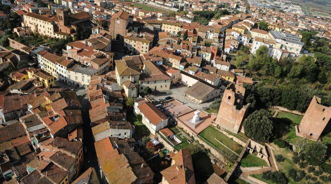 Fucecchio dall'alto