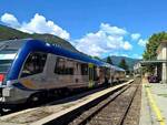 treno stazione Piazza al Serchio