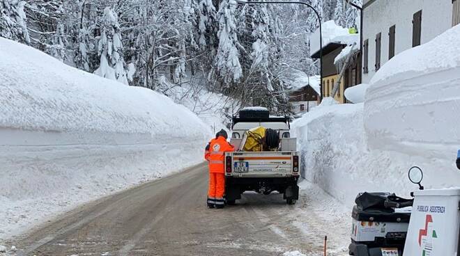 Volontari Anpas emergenza neve