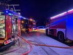 Incendio palazzina Segromigno in Piano