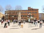 Piazza grande manifestazione commercio