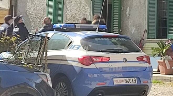 Sopralluogo della polizia scientifica a Orentano per il caso di Khrystyna Novak - 23 marzo 2021