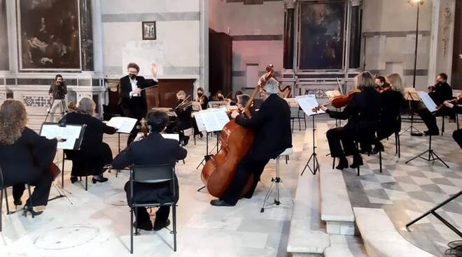 animando concerto inglese alla chiesa dei Servi