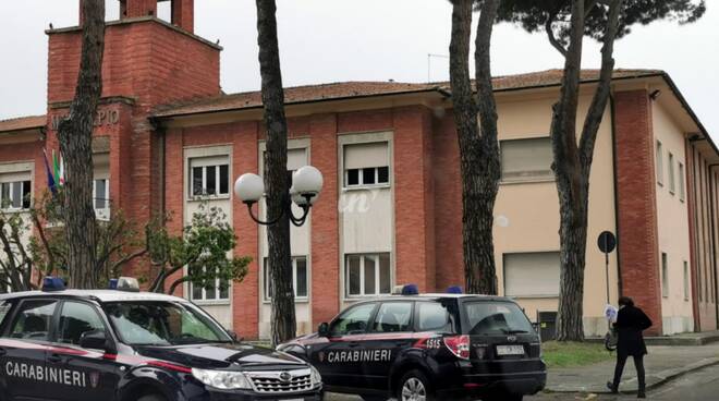 Carabinieri in comune a Santa Croce 15 04 2021