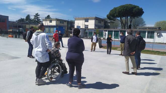 sopralluogo skate park San Vito