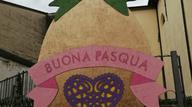 uovo di pasqua in piazza spalletti dell'associazione Territorio in comune