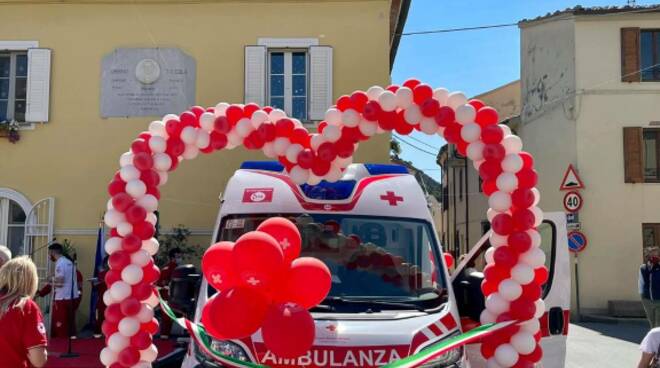 Inaugurazione nuova ambulanza Uliveto Terme