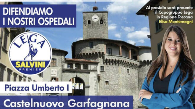 Presidio Lega a sostegno dell’ospedale Santa Croce