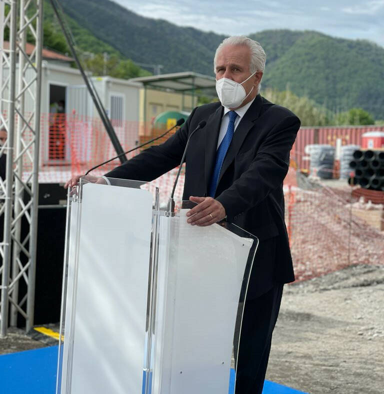 sopralluogo nuovo ponte di Albiano Magra