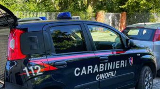 carabinieri villa ceci con cane Roy 