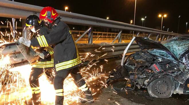 incidente Prato viale Leonardo Da Vinci