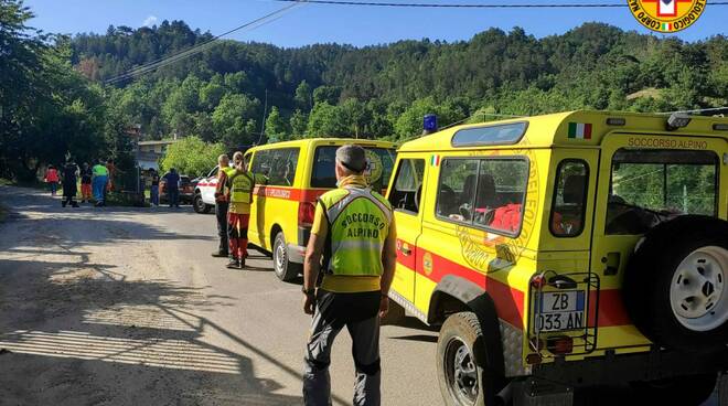 soccorso alpino bimbo disperso nel mugello