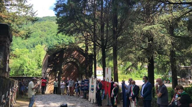 celebrazioni caduti civili partigiani Bagni di Lucca