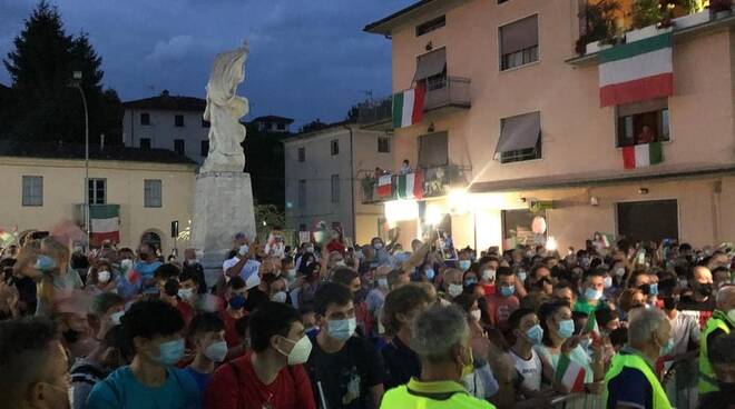 festa per Di Lorenzo a Ghivizzano