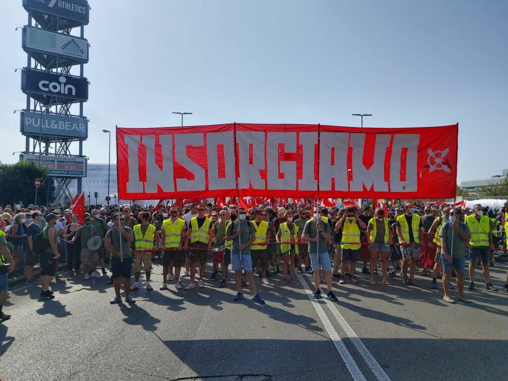 gkn manifestazione con Giani