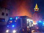 incendio falegnameria Greve