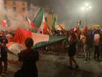 Italia campione d'Europa festeggiamenti a Lucca