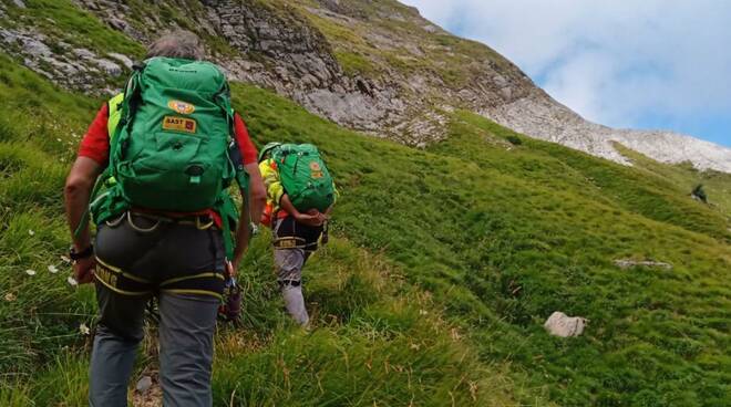 Campocatino Soccorso Alpino escursionisti