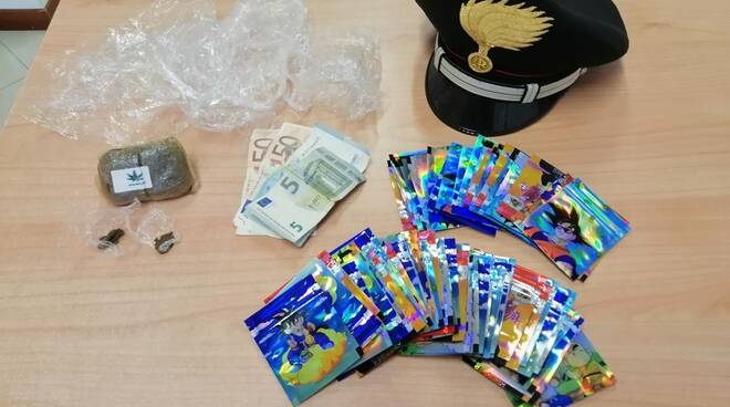 Hashish nelle bustine di Dragon Ball: arrestato un minorenne a Vernio