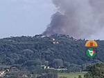 Incendi, fiamme a Castelfiorentino e Vicarello