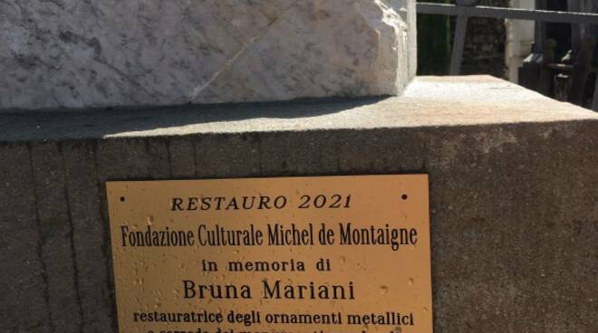 cimitero inglese di Bagni di Lucca restauri dei monumenti