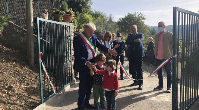 Coreglia inaugurazione parco del Forte piazza Mazzini