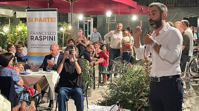 Francesco Raspini presentazione candidatura piazza San Francesco