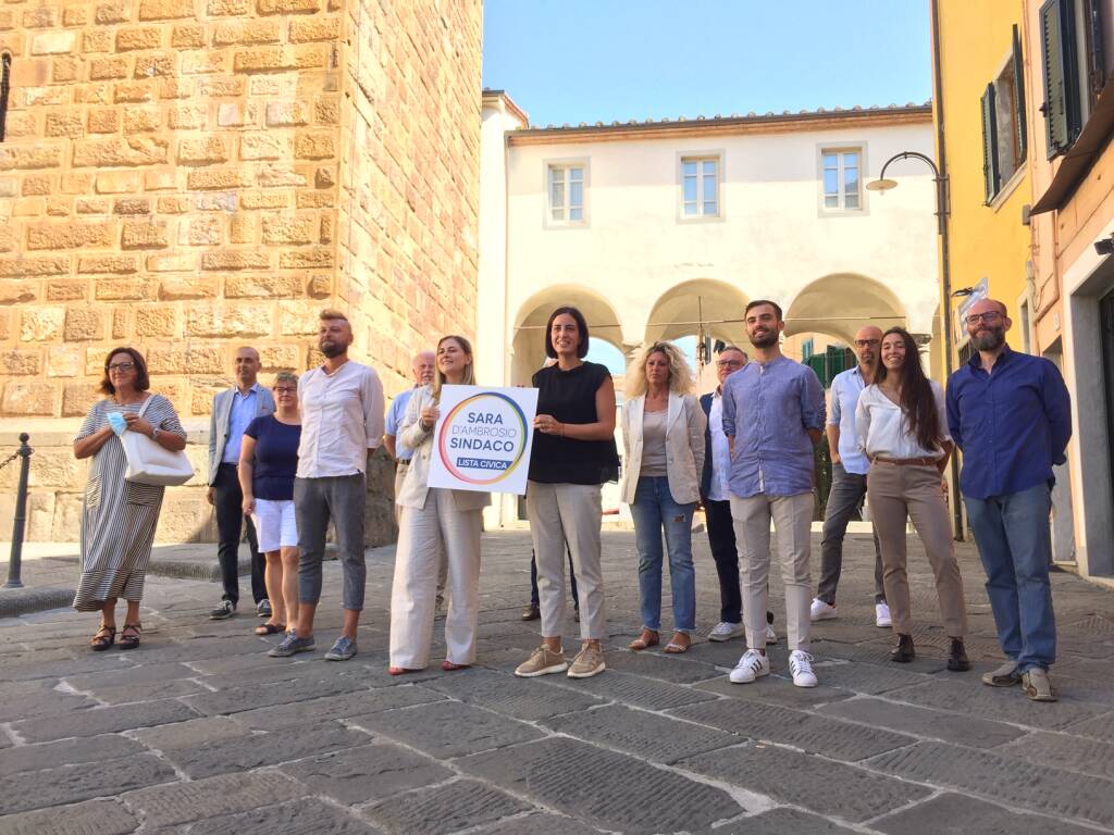 Presentazioni liste Pd e Sara D'Ambrosio sindaco elezioni Altopascio 