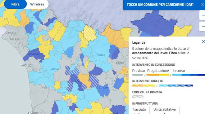 banda ultra larga provincia di lucca