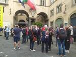 Ex Manifattura, ai cancelli di Palazzo Santini la protesta dei comitati