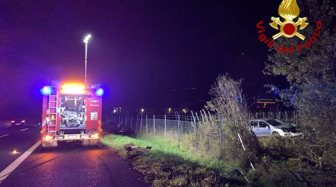 Incidente in autostrada tra Pistoia e Montecatini Terme