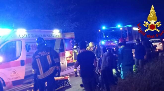 incidente vigili del fuoco terranuova bracciolini