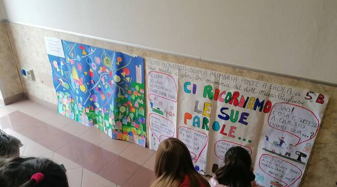 Le classi di San Miniato che hanno vinto il premio Un mondo a colori intitolato alla memoria del pediatra Marco Pugliese