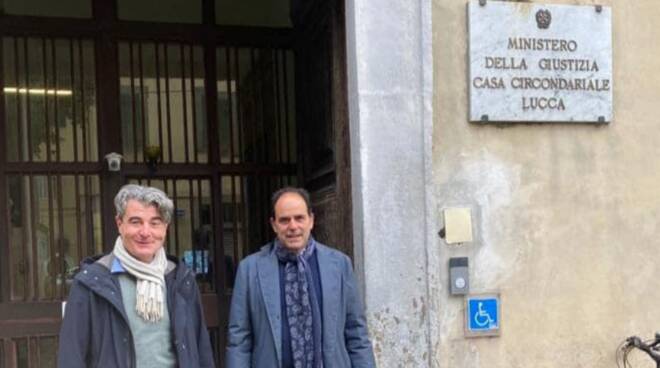 Andrea Marcucci Stefano Baccelli carcere di Lucca