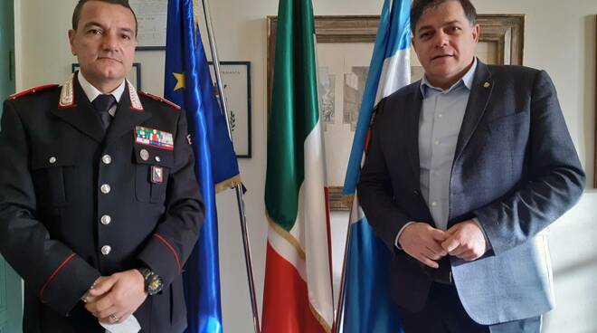 il neocomandante dei carabinieri Meoli incontra Giovannetti