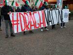 manifestazione casapound pontedera, 29 gennaio 2022 - foto enrico damiani